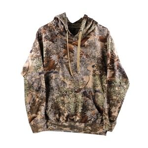 Kings Camo Realtree Polyester Hoodie Men's Size M Pullover‎ Camouflage Hunting